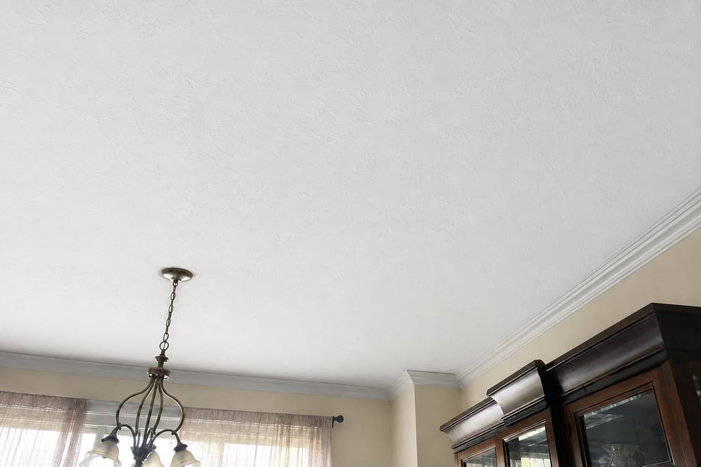 Popcorn Ceiling Removal and Re-Texture photo